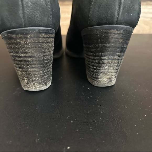 Paul Green Black Jules Block Heel Chelsea Boot Women Size EU 8 US 10.5 Pull On - Picture 4 of 12